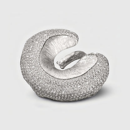 Platinum & Diamond Cucu Mushroom Ring