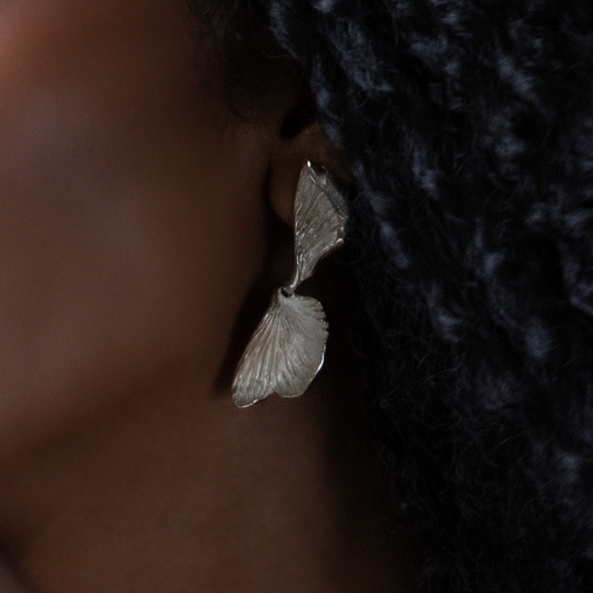 Double Mushroom Earrings